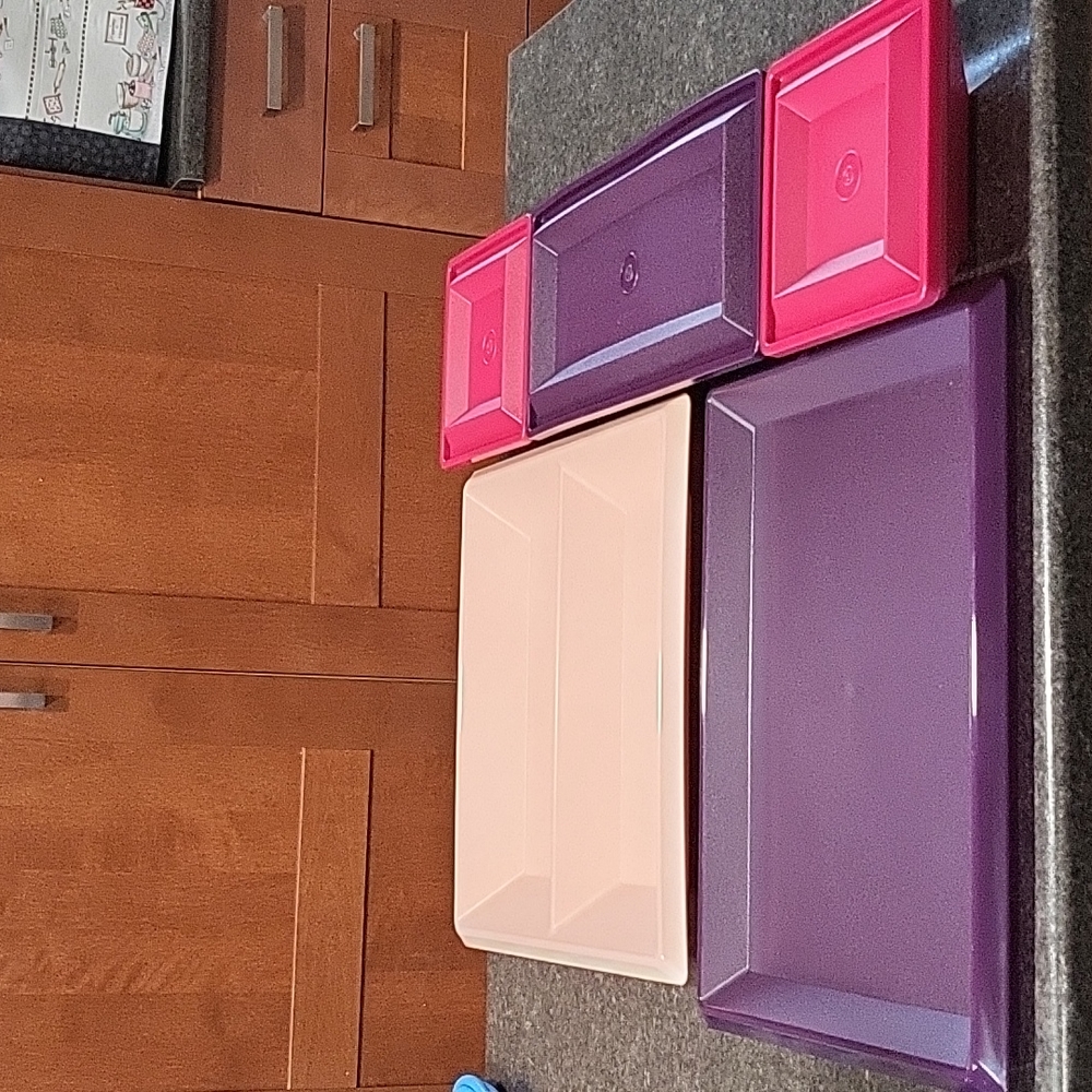 Tupperware Get Togethers Serving Tray Set